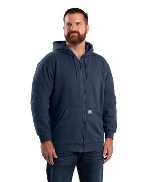 Men's Berne Thermal Lined Hooded Sweatshirt-Navy