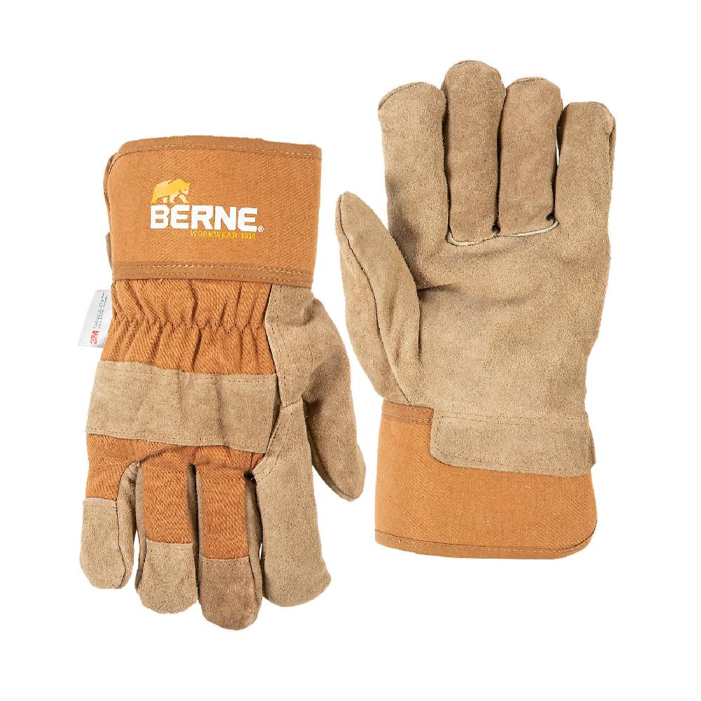 Download Men's Berne Heavy Duty Insulated Utility Glove-Brown