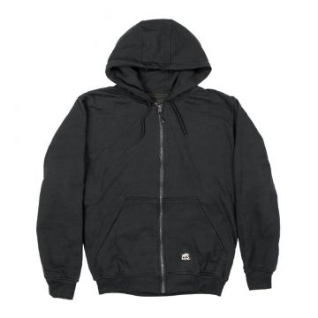 Men's Berne Thermal Lined Hooded Sweatshirt-Black