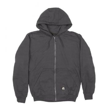 Men's Berne Thermal Lined Hooded Sweatshirt-Charcoal