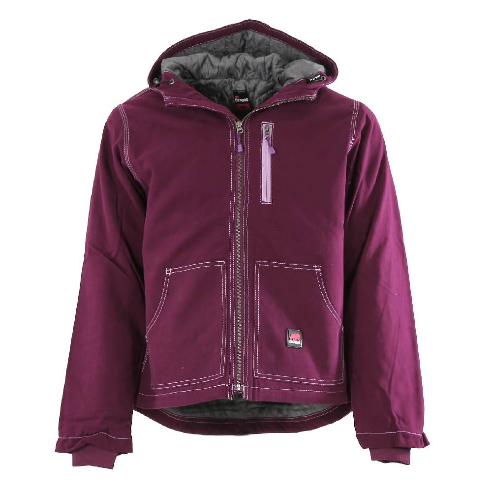 berne ladies modern hooded jacket